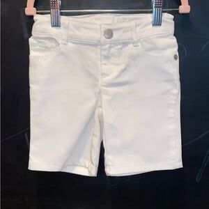 Gymboree Classic Solid White Bermuda Shorts
